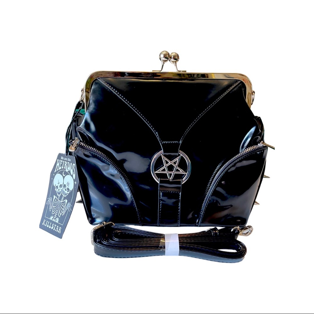Killstar NWT drucilla handbag (gloss black)